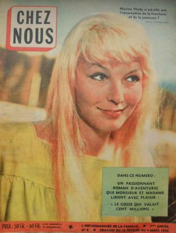 CHEZ NOUS magazine side cover Issue 9 26 February 1959