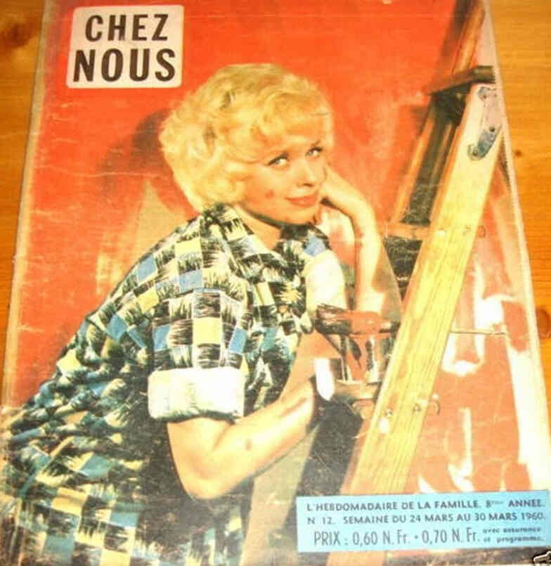 CHEZ NOUS magazine side cover Issue 12 24 March 1960
