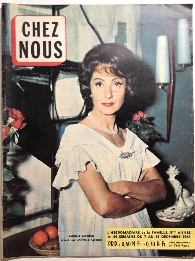 CHEZ NOUS magazine side cover Issue 49 7 December 1961