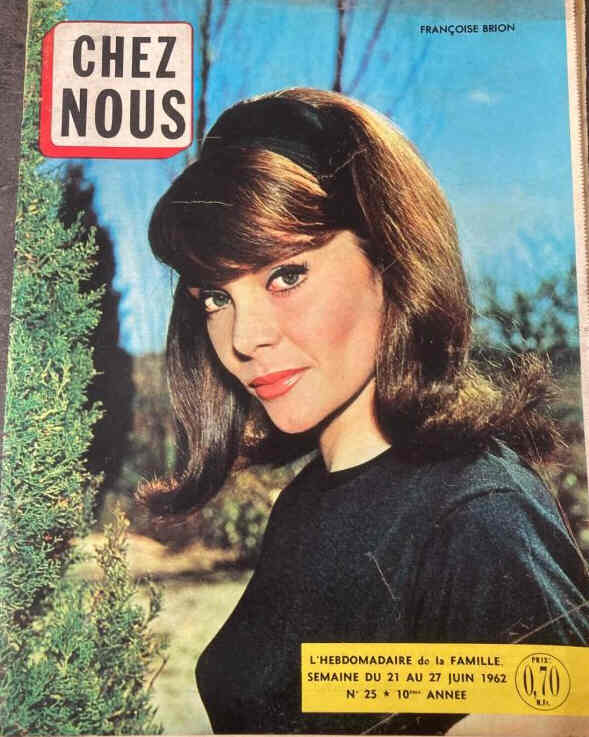CHEZ NOUS magazine side cover Issue 25 21 June 1962