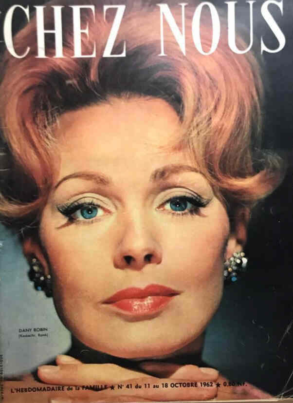 CHEZ NOUS magazine side cover Issue 41 11 October 1962