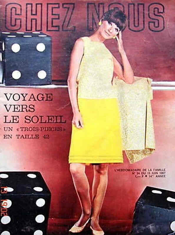 CHEZ NOUS magazine side cover Issue 24 15 June 1967