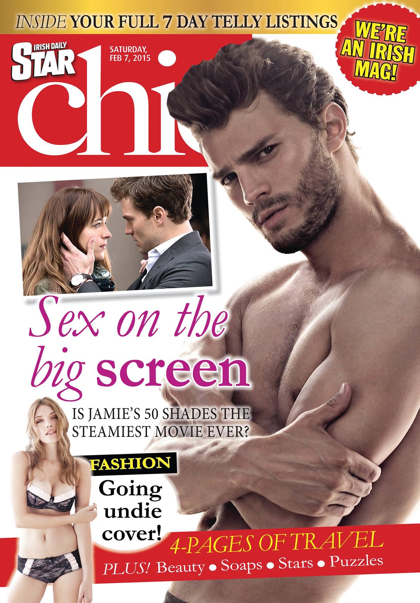 CHIC magazine side cover 7 February 2015