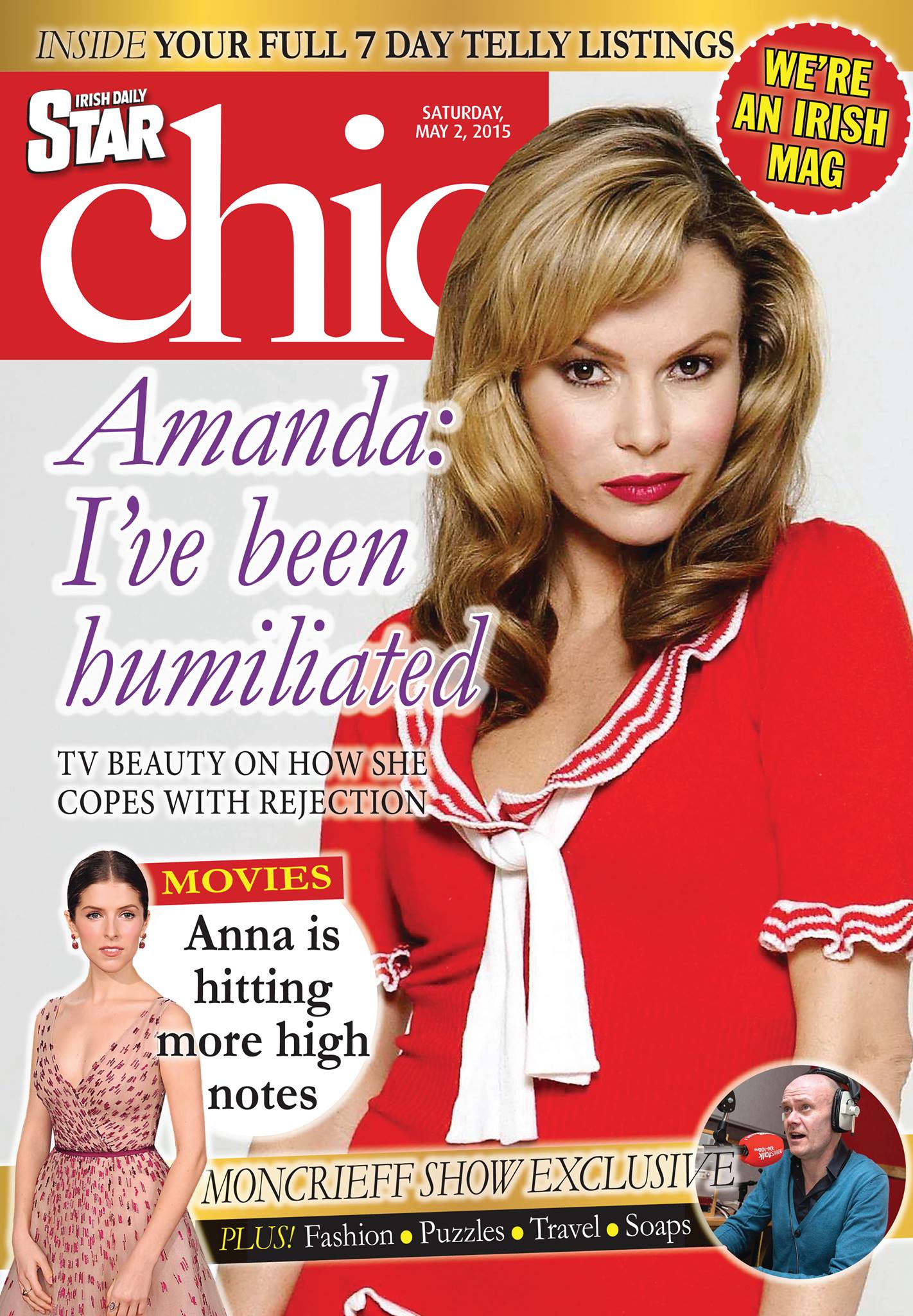 CHIC magazine side cover 2 May 2015