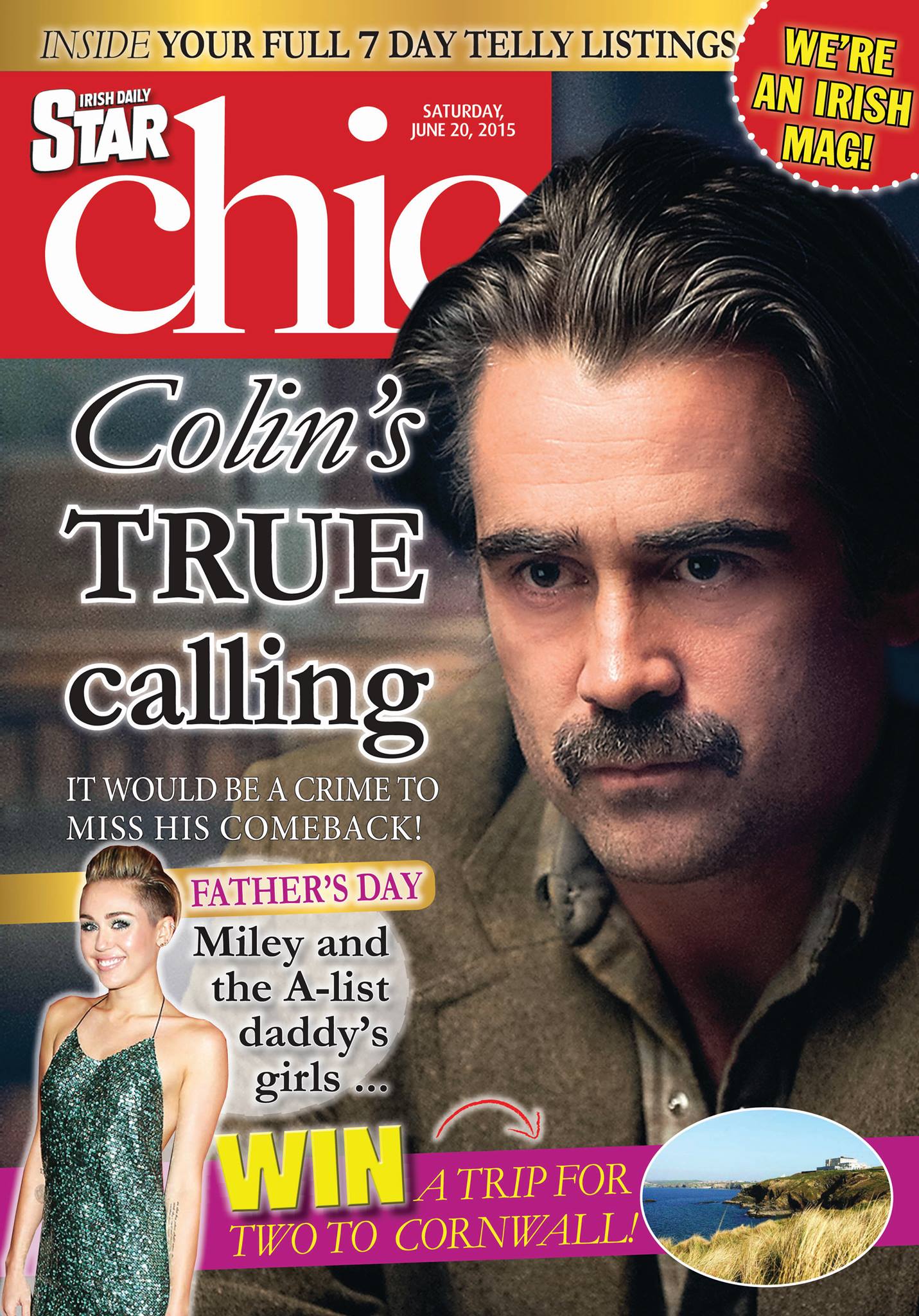 CHIC magazine side cover 20 June 2015