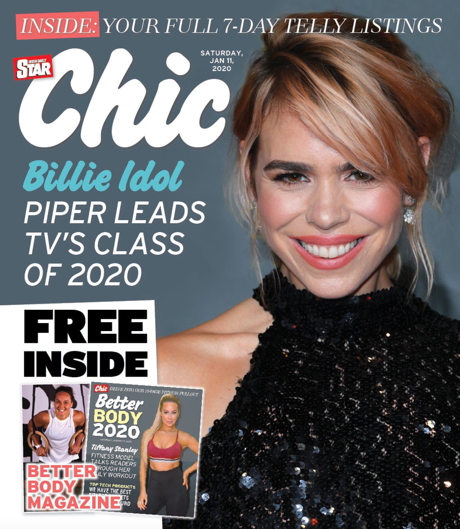 CHIC magazine side cover 11 January 2020
