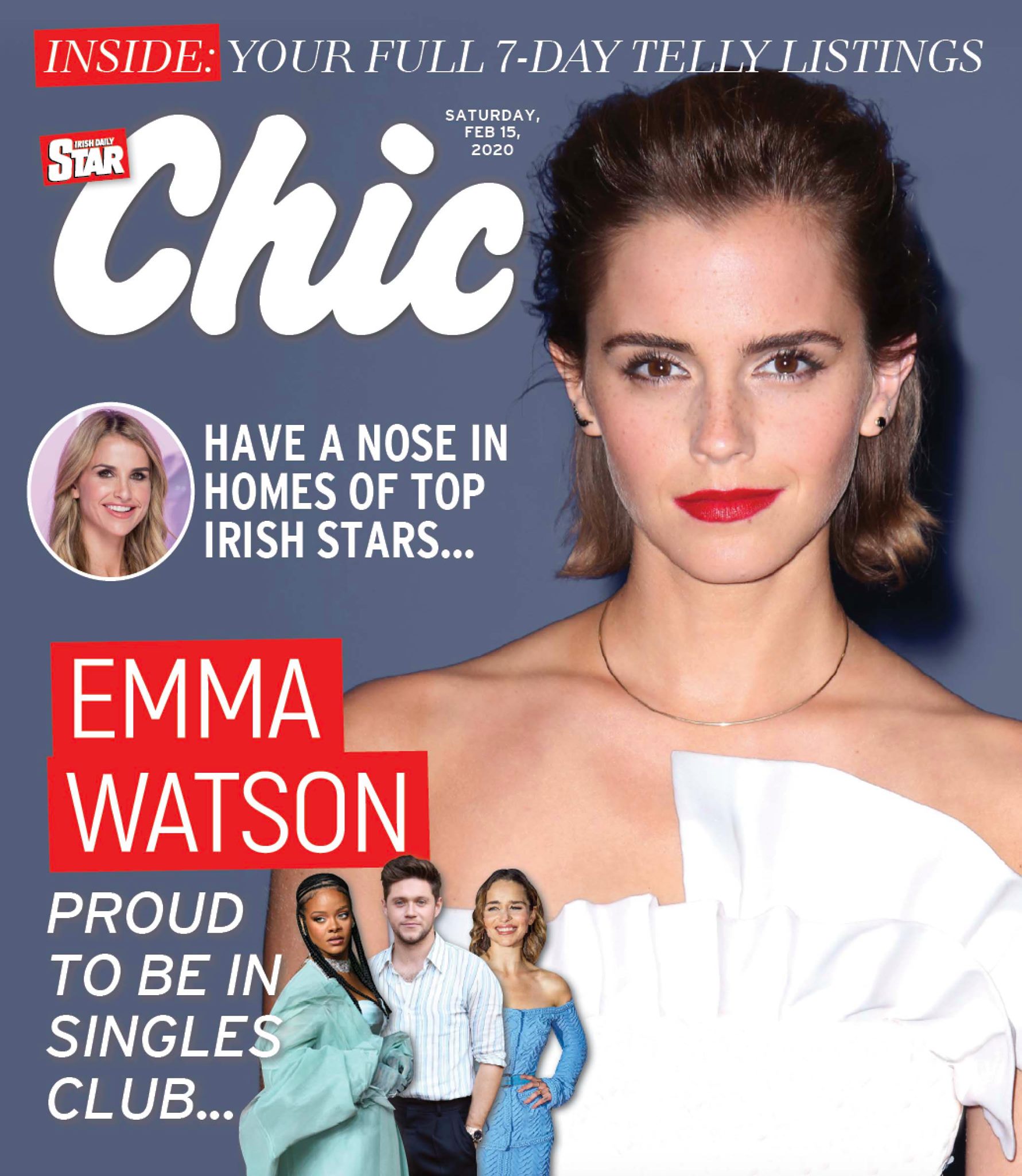 CHIC magazine side cover 15 February 2020