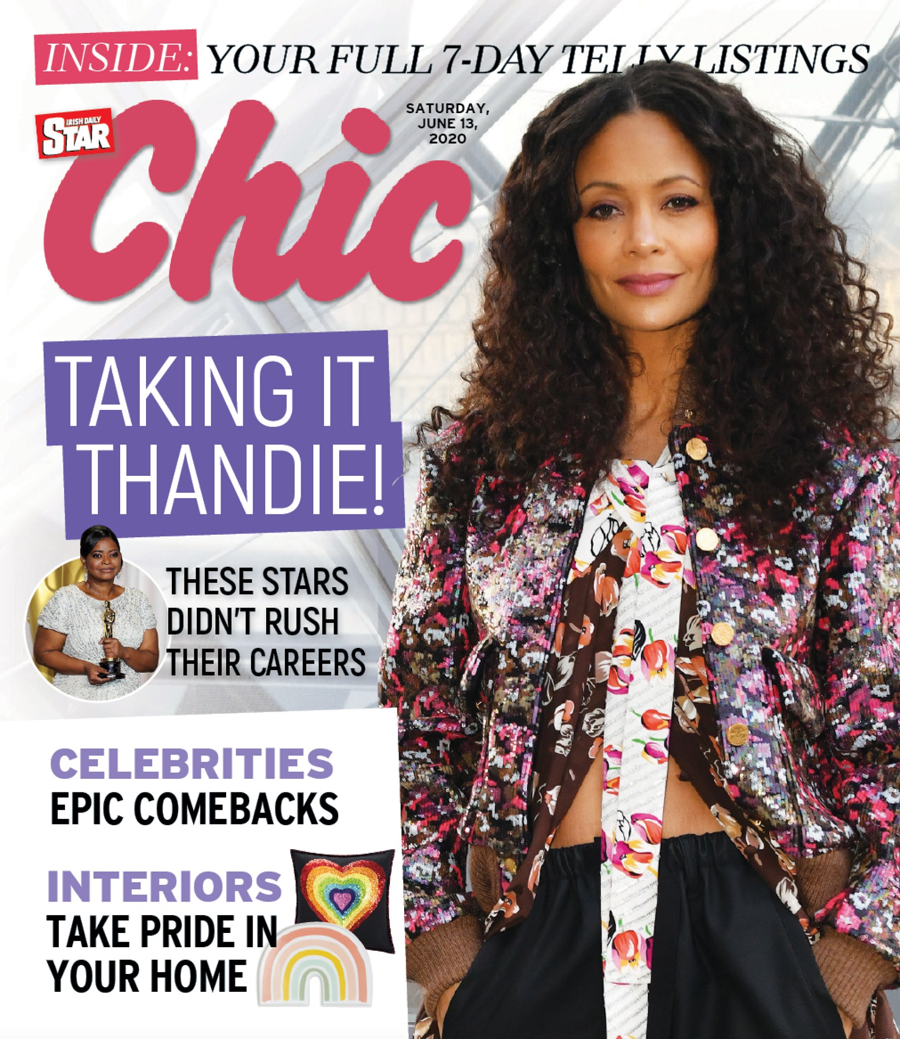 CHIC magazine side cover 13 June 2020