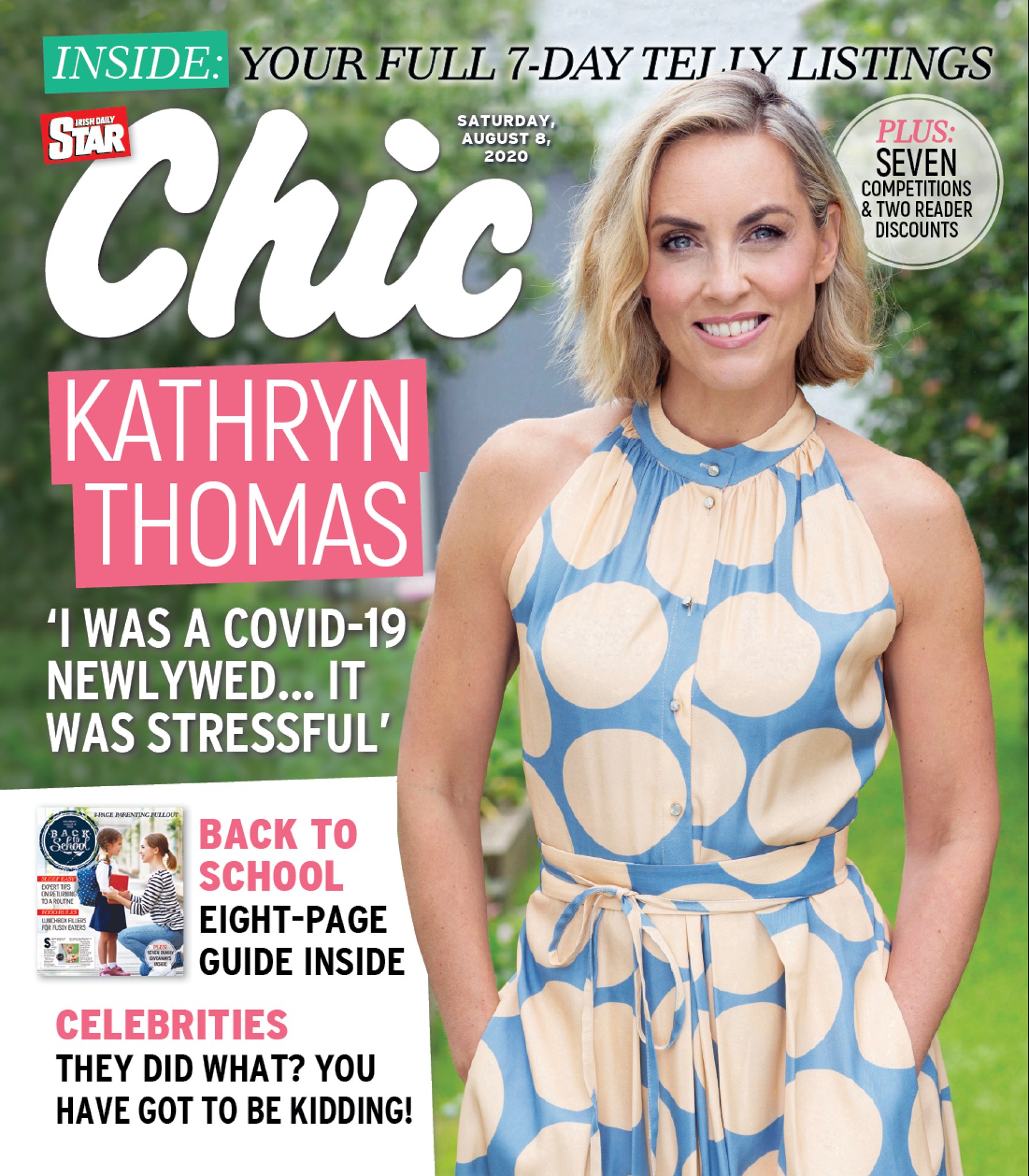 CHIC magazine side cover 8 August 2020