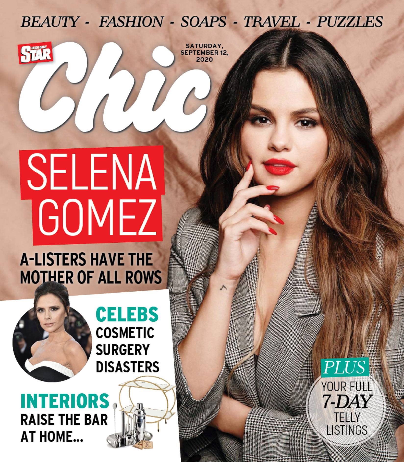 CHIC magazine side cover 12 September 2020