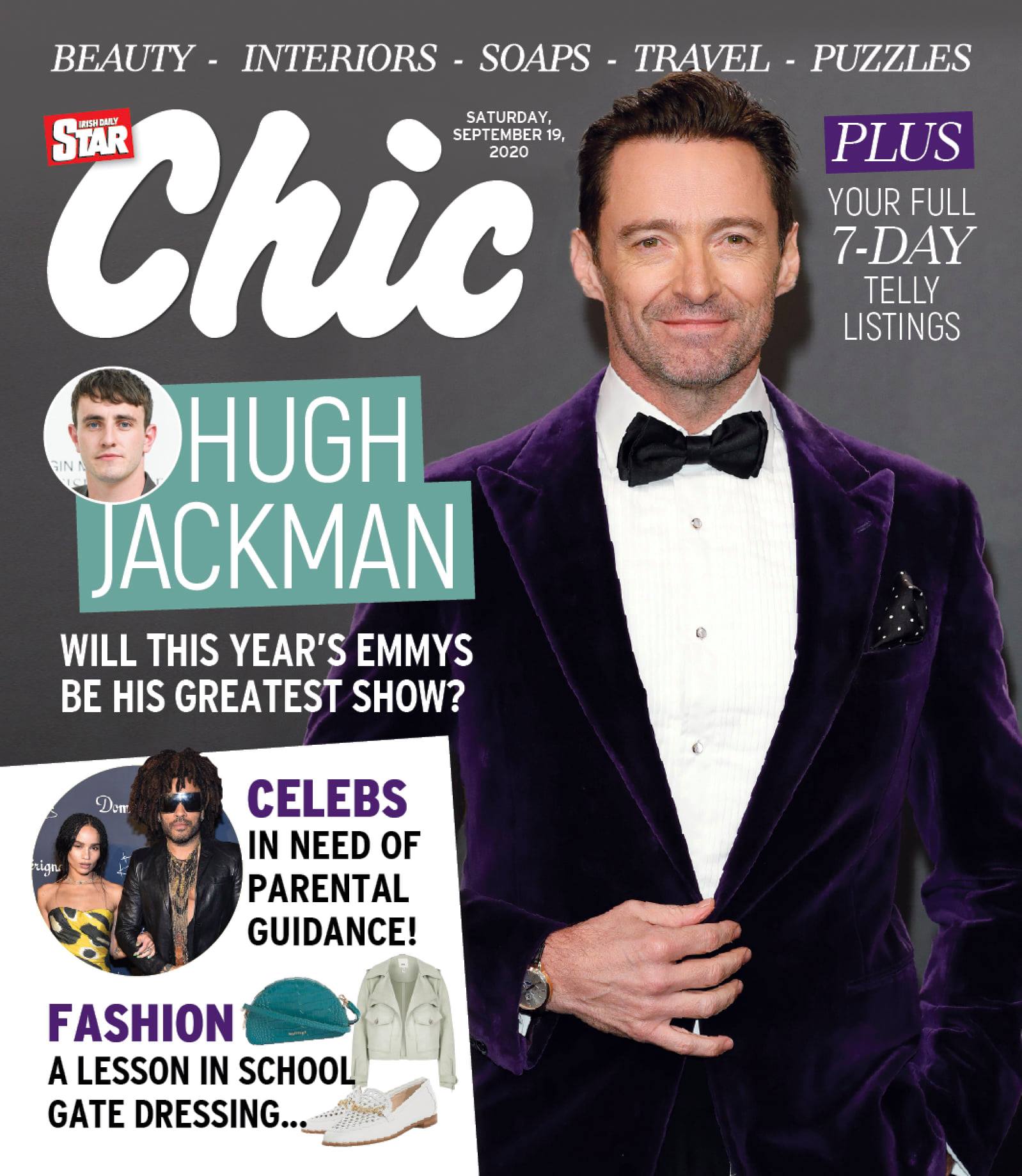 CHIC magazine side cover 17 September 2020