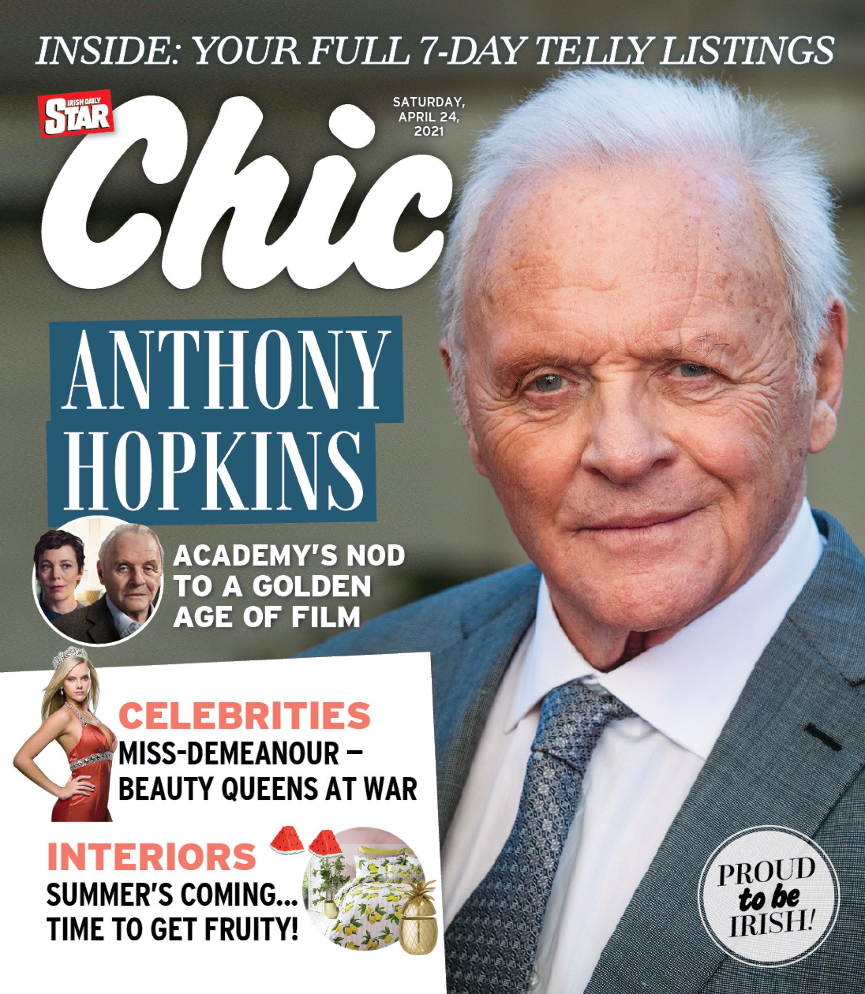 CHIC magazine side cover 21 April 2021