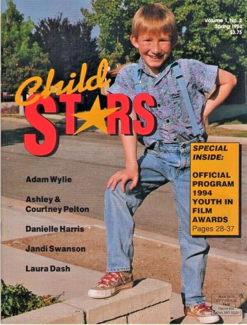 CHILD STARS magazine side cover Issue 2 Spring 1994
