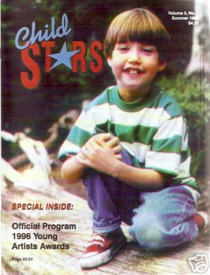 CHILD STARS magazine side cover Issue 4 Summer 1996