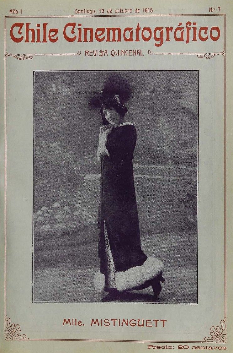 CHILE CINEMATOGRAFICO magazine side cover Issue 7 13 October 1915