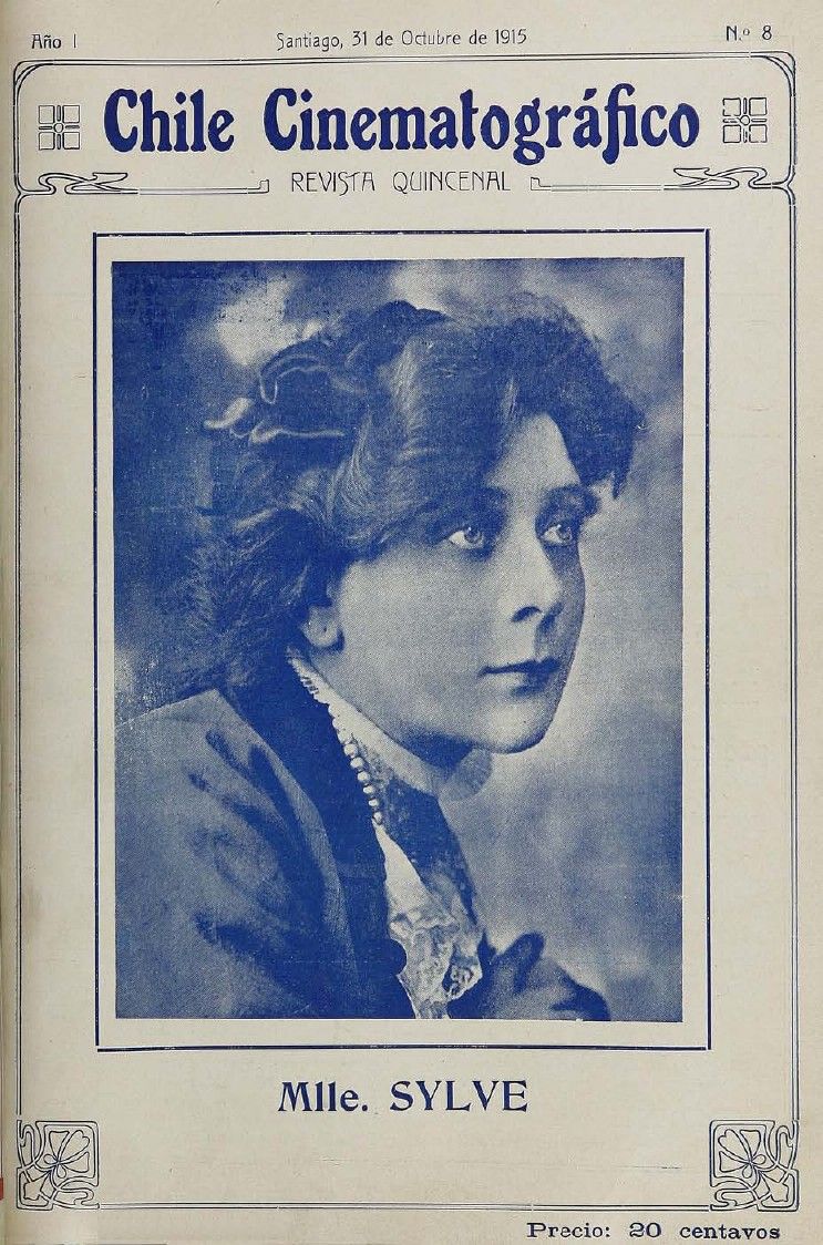 CHILE CINEMATOGRAFICO magazine side cover Issue 8 31 October 1915