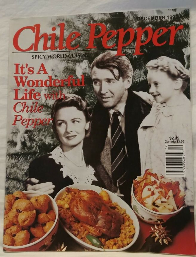CHILE PEPPER magazine side cover  November/December 1992