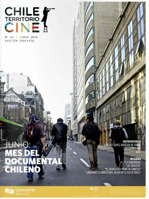CHILE TERRITORIO CINE magazine side cover Issue 3 June 2014