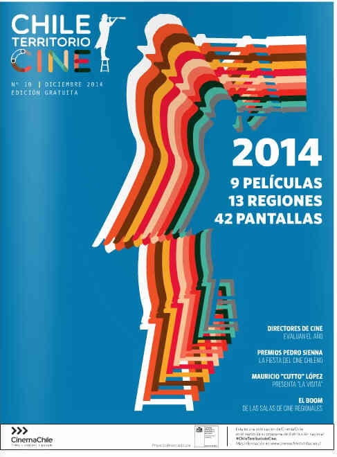 CHILE TERRITORIO CINE magazine side cover Issue 10 December 2014