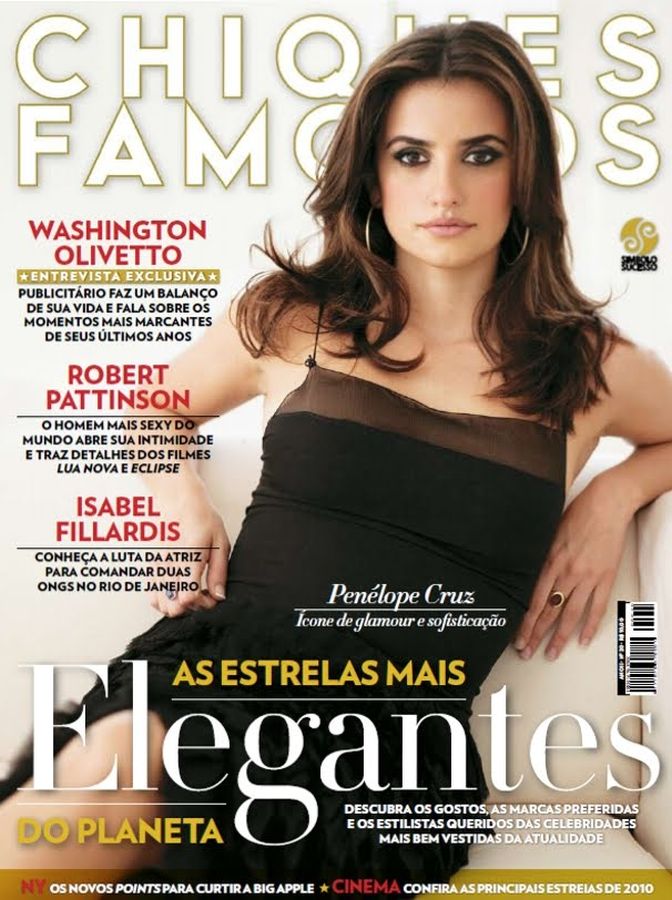 CHIQUES AND FAMOSOS magazine side cover  September 2009