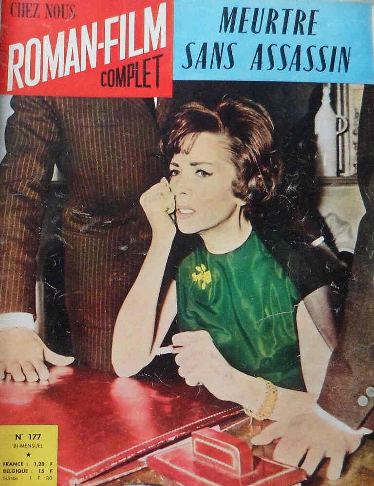 CHEZ NOUS ROMAN-FILM COMPLET magazine side cover Issue 177  