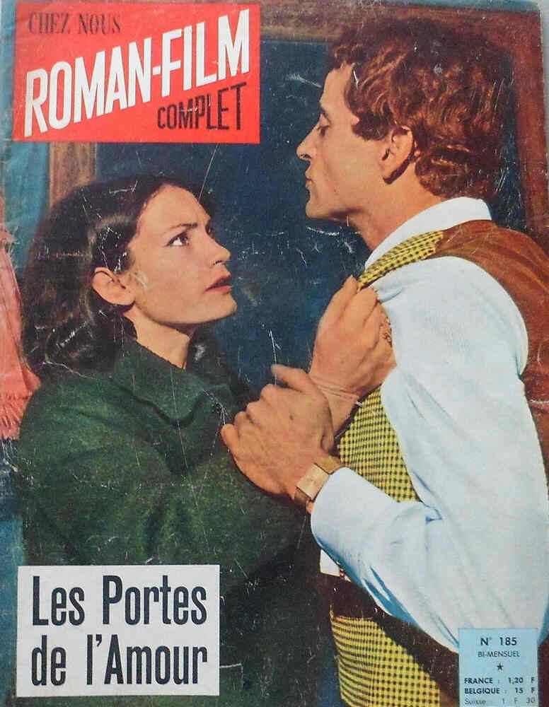 CHEZ NOUS ROMAN-FILM COMPLET magazine side cover Issue 185  