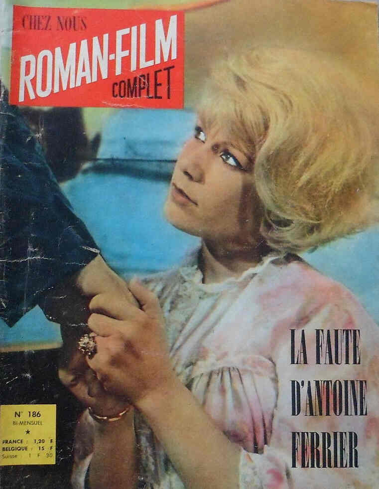 CHEZ NOUS ROMAN-FILM COMPLET magazine side cover Issue 186  