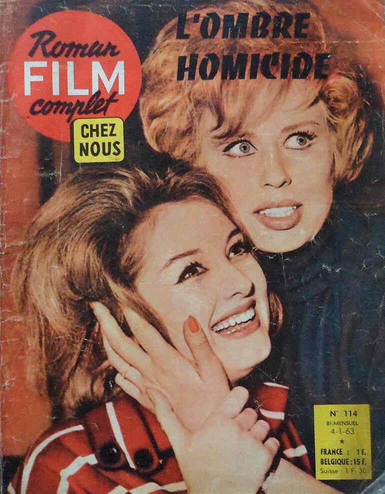 CHEZ NOUS ROMAN-FILM COMPLET magazine side cover Issue 114 4 January 1963