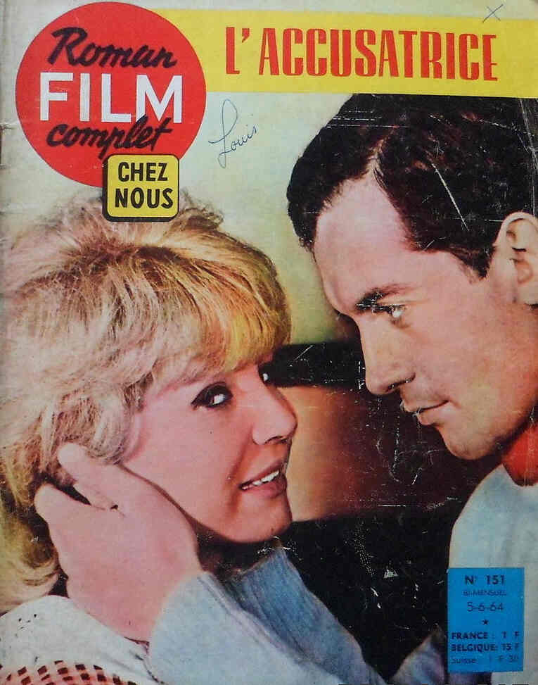CHEZ NOUS ROMAN-FILM COMPLET magazine side cover Issue 151 5 June 1964