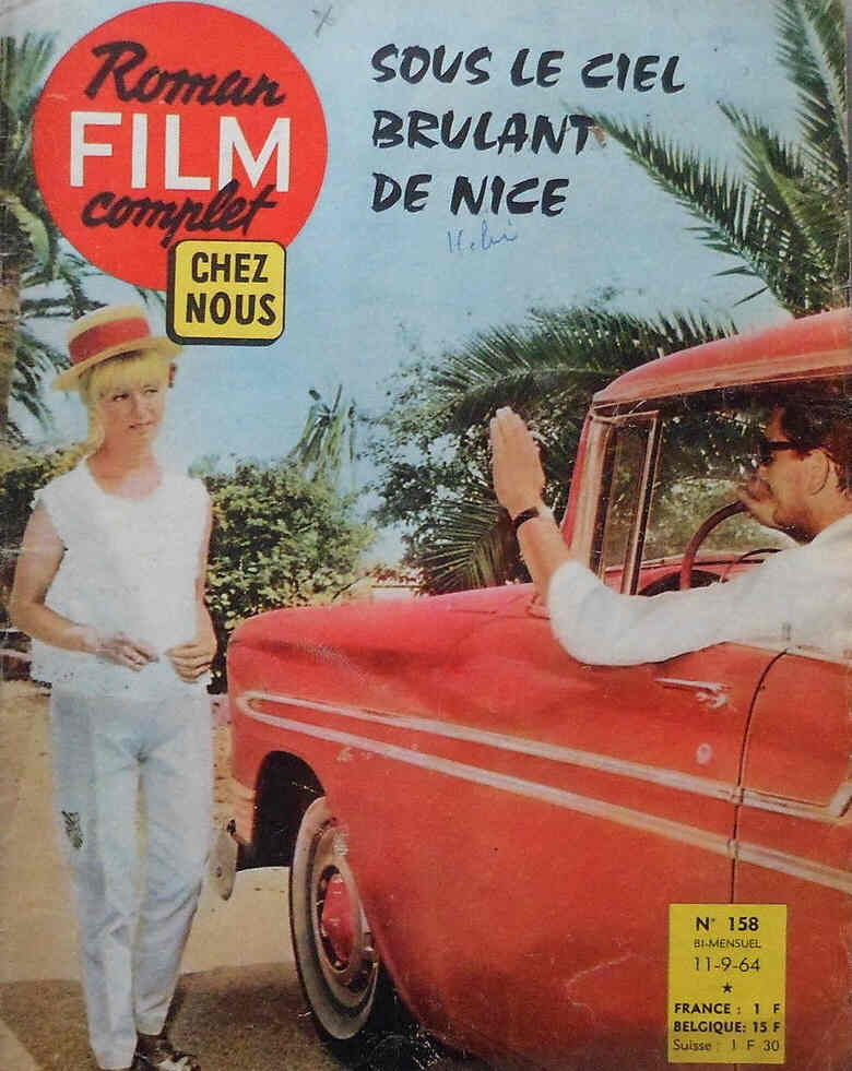 CHEZ NOUS ROMAN-FILM COMPLET magazine side cover Issue 158 11 September 1964