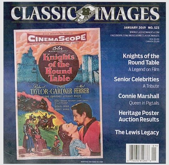 CLASSIC IMAGES magazine side cover Issue 523  January 2019