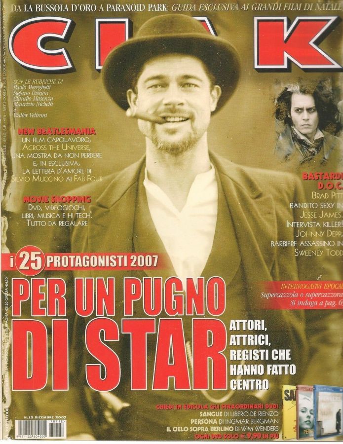 CIAK magazine side cover Issue 272 December 2007