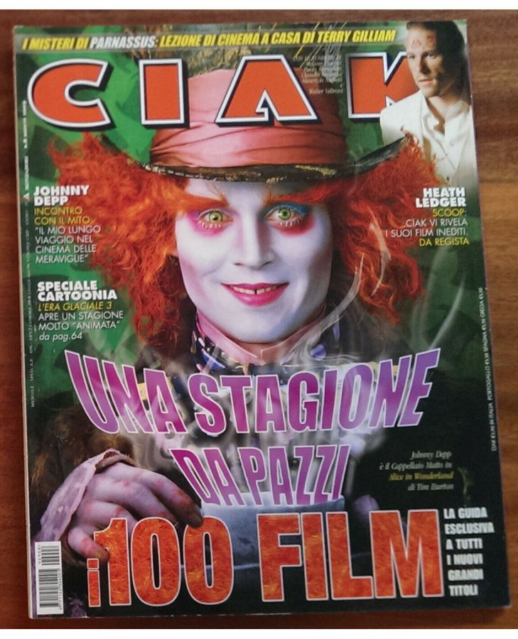CIAK magazine side cover Issue 292 August 2009