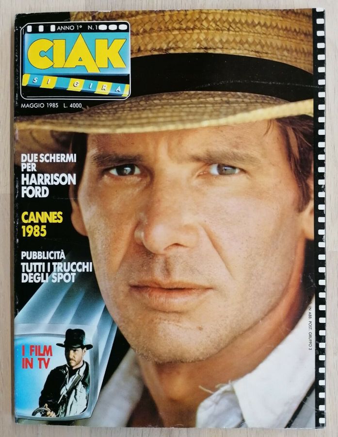 CIAK magazine side cover Issue 1 May 1985