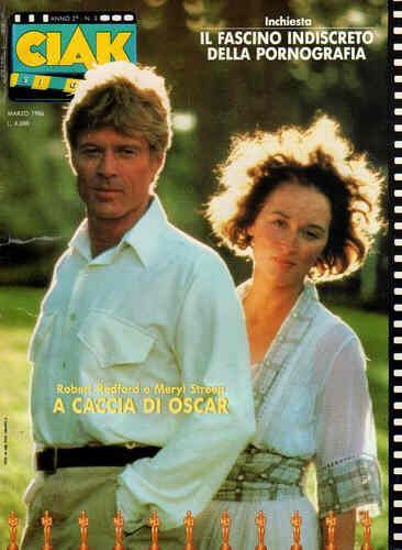 CIAK magazine side cover Issue 11 March 1986