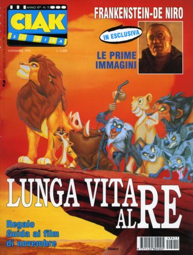 CIAK magazine side cover Issue 115 November 1994
