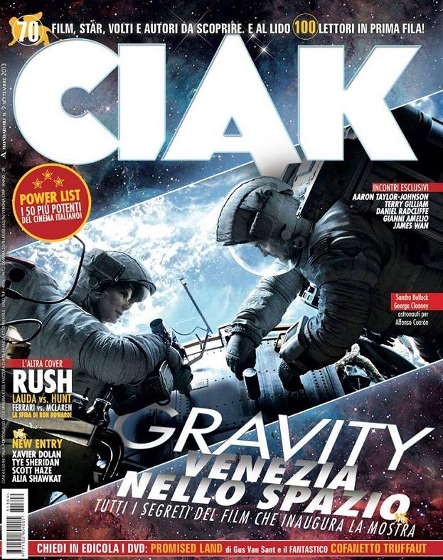 CIAK magazine side cover September 2013