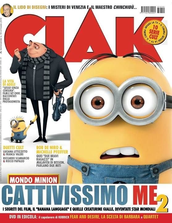 CIAK magazine side cover October 2013