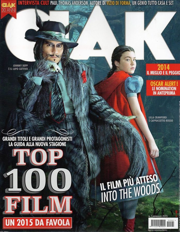 CIAK magazine side cover January 2015