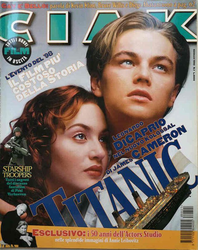 CIAK magazine side cover Issue 153 January 1998