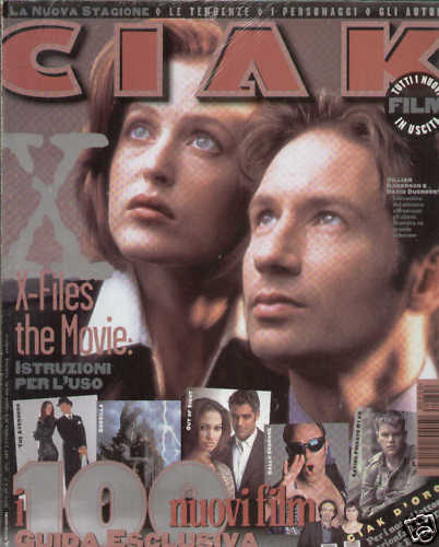 CIAK magazine side cover Issue 160 August 1998