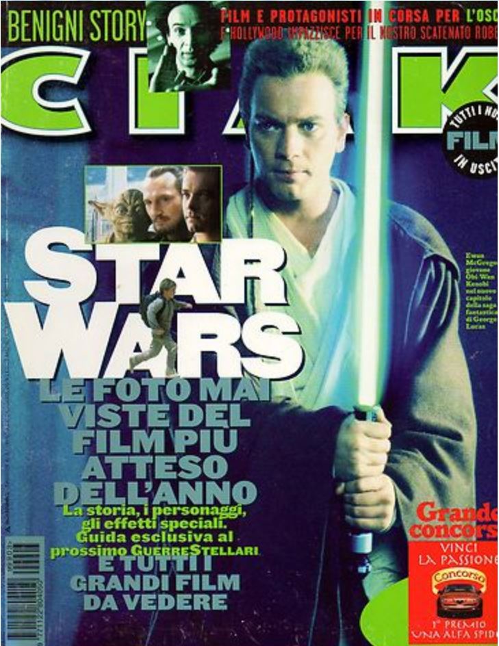 CIAK magazine side cover Issue 167 March 1999