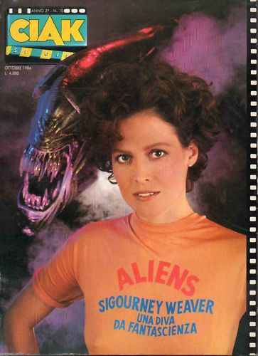 CIAK magazine side cover Issue 18 October 1986