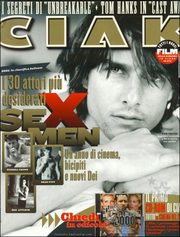CIAK magazine side cover Issue 189 January 2001