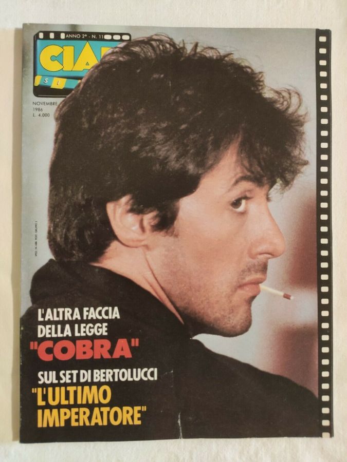 CIAK magazine side cover Issue 19 November 1986