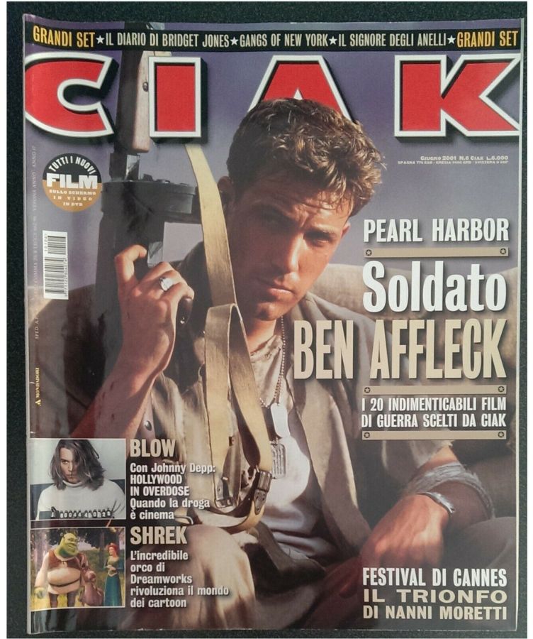 CIAK magazine side cover Issue 194 June 2001