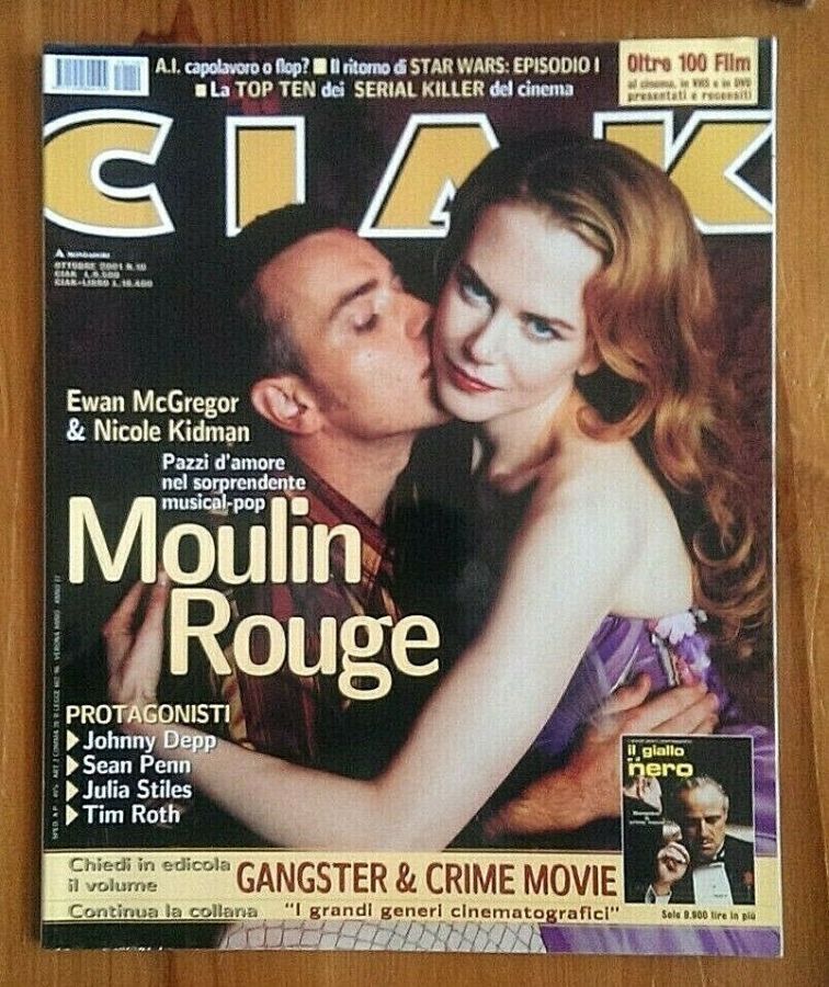 CIAK magazine side cover Issue 198 October 2001