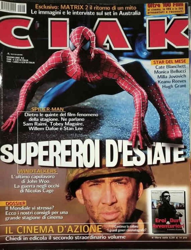 CIAK magazine side cover Issue 206 June 2002