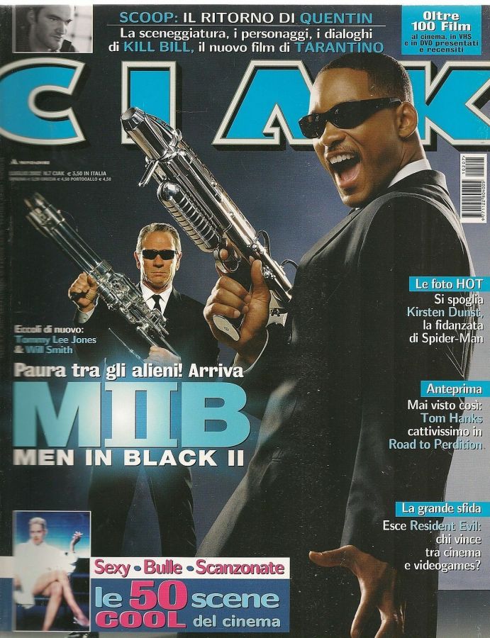 CIAK magazine side cover Issue 207 July 2002