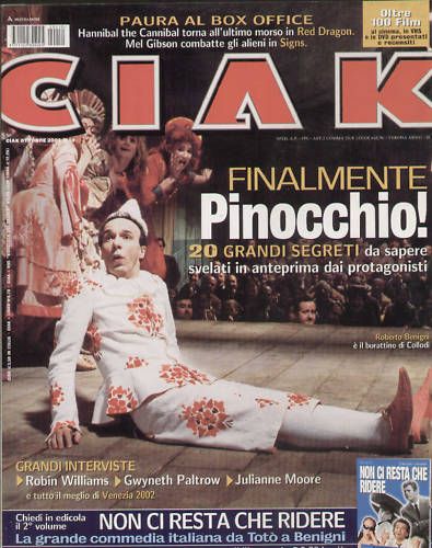 CIAK magazine side cover Issue 210 October 2002
